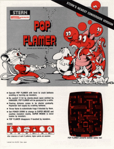 Pop Flamer (bootleg on Naughty Boy PCB) Arcade Game Cover